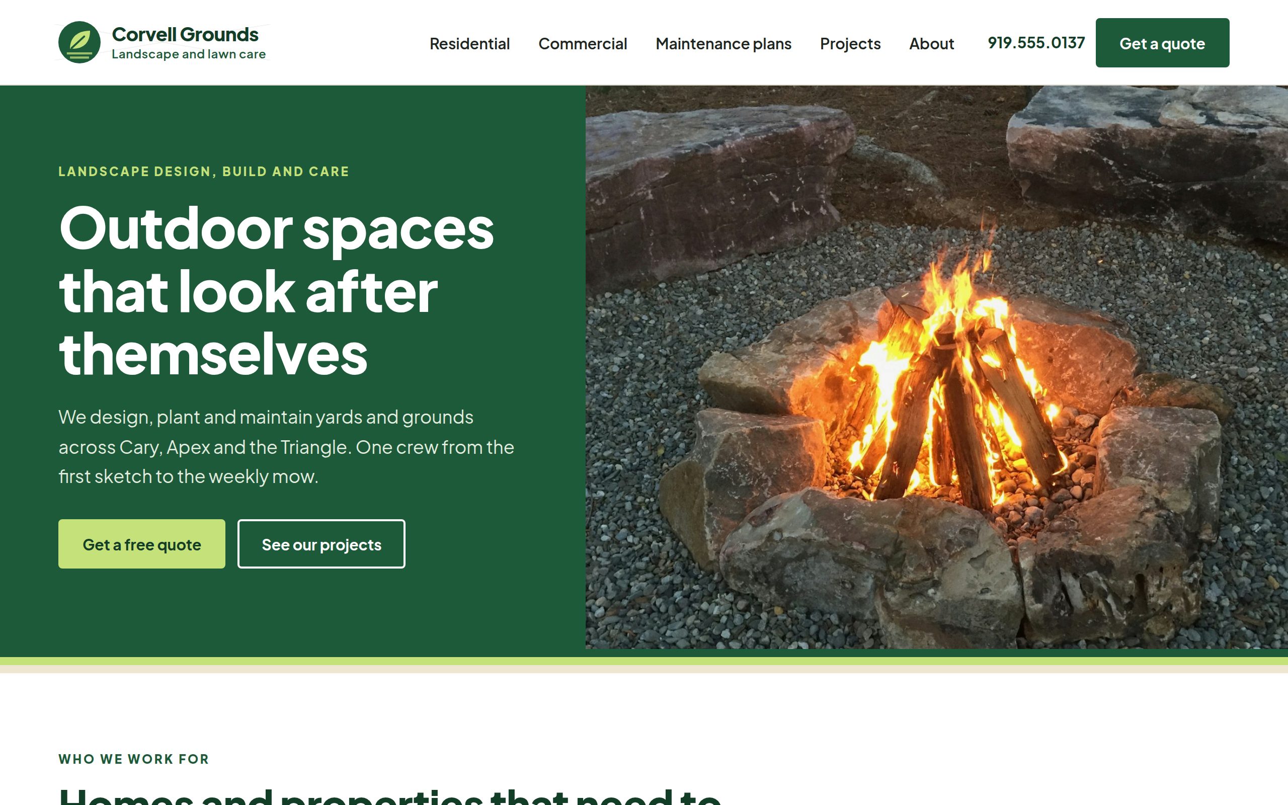 Corvell Grounds home page