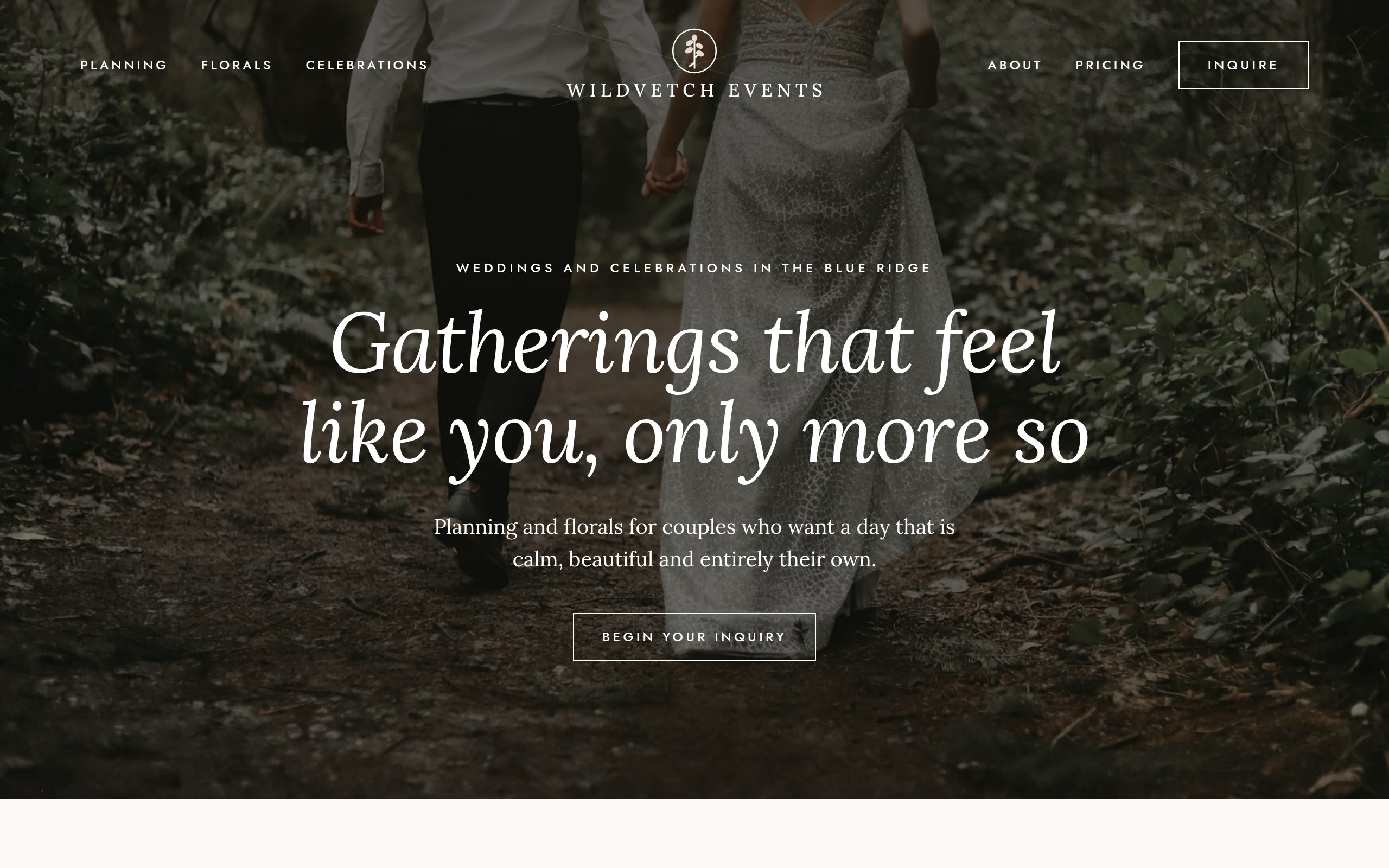 Wildvetch Events home page