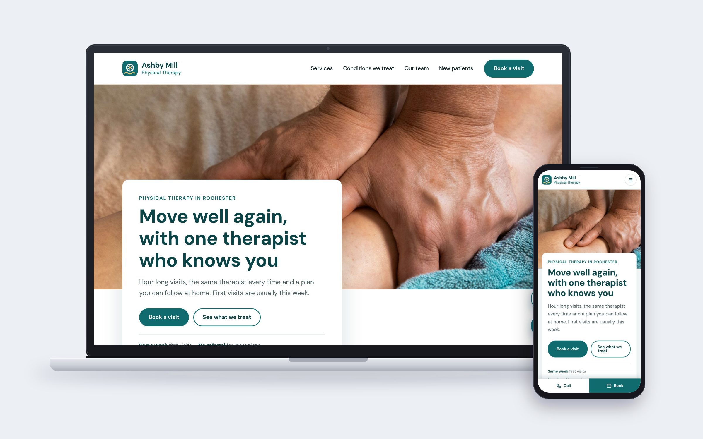 Ashby Mill Physical Therapy on desktop and mobile devices