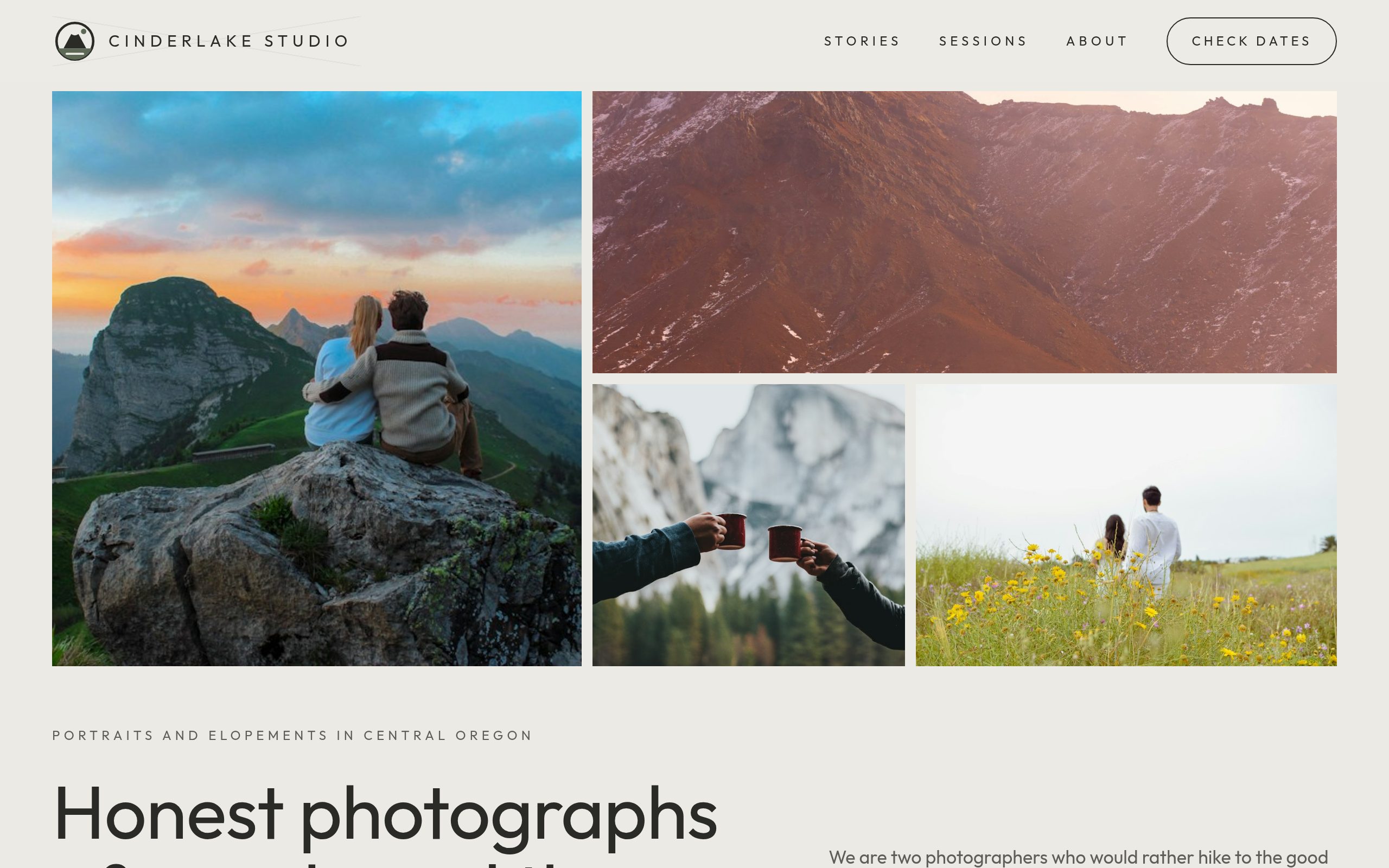 Cinderlake Studio home page